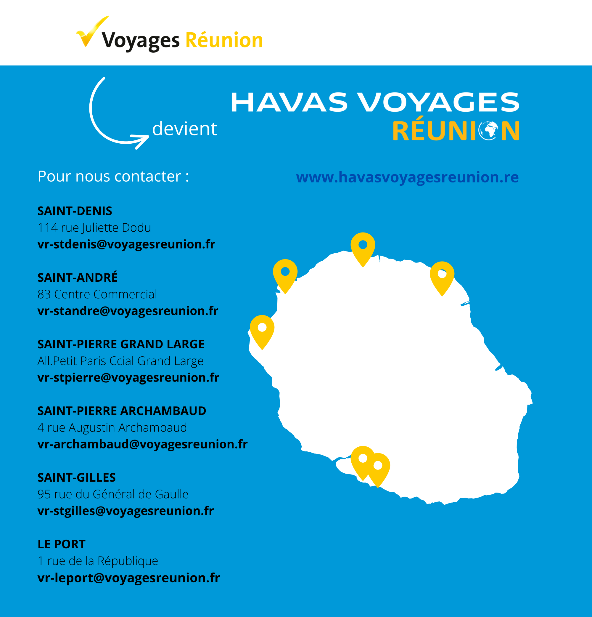 Voyages Reunion devient Havas Voyages Reunion